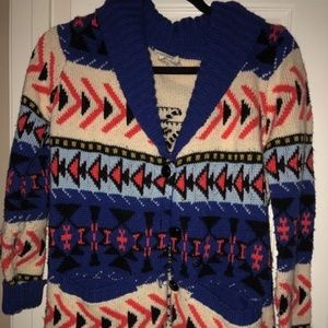 Tribal Print Cardigan